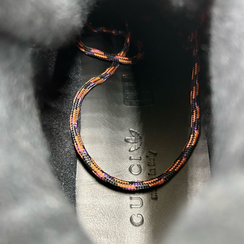 Men’s Gucci X Adidas lace up boots size 8.5 made  in Italy - Picture 7 of 9